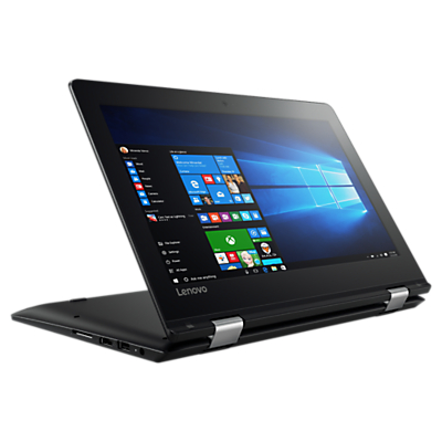 Lenovo Yoga 310 Convertible Laptop, Intel Celeron N3350, 4GB, 32GB eMMC, 11.6”, Black