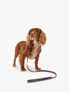 Barbour Classic Tartan Reflective Dog Lead, L100cm