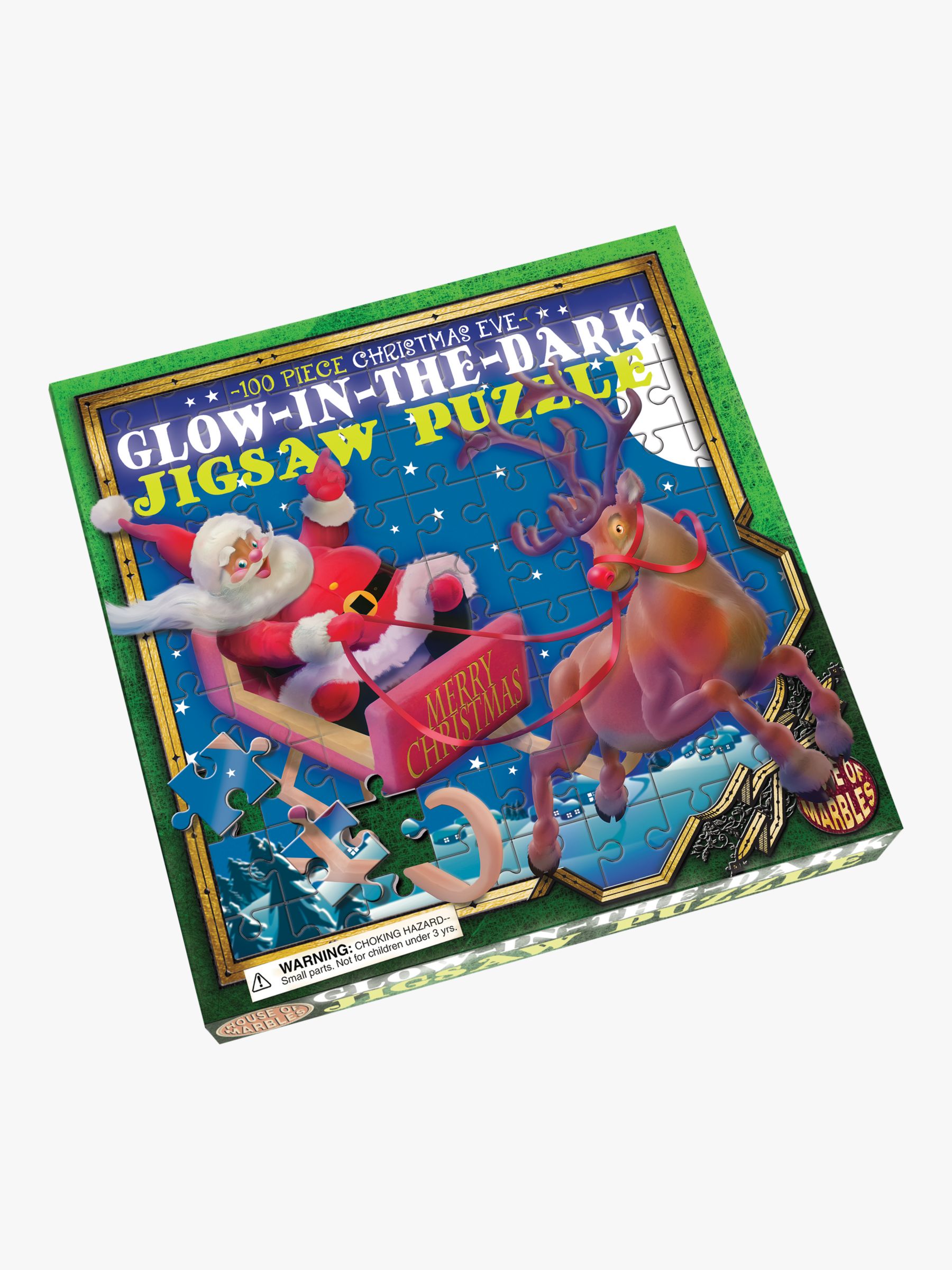 House Of Marbles Christmas Eve Glow In The Dark Jigsaw Puzzle review