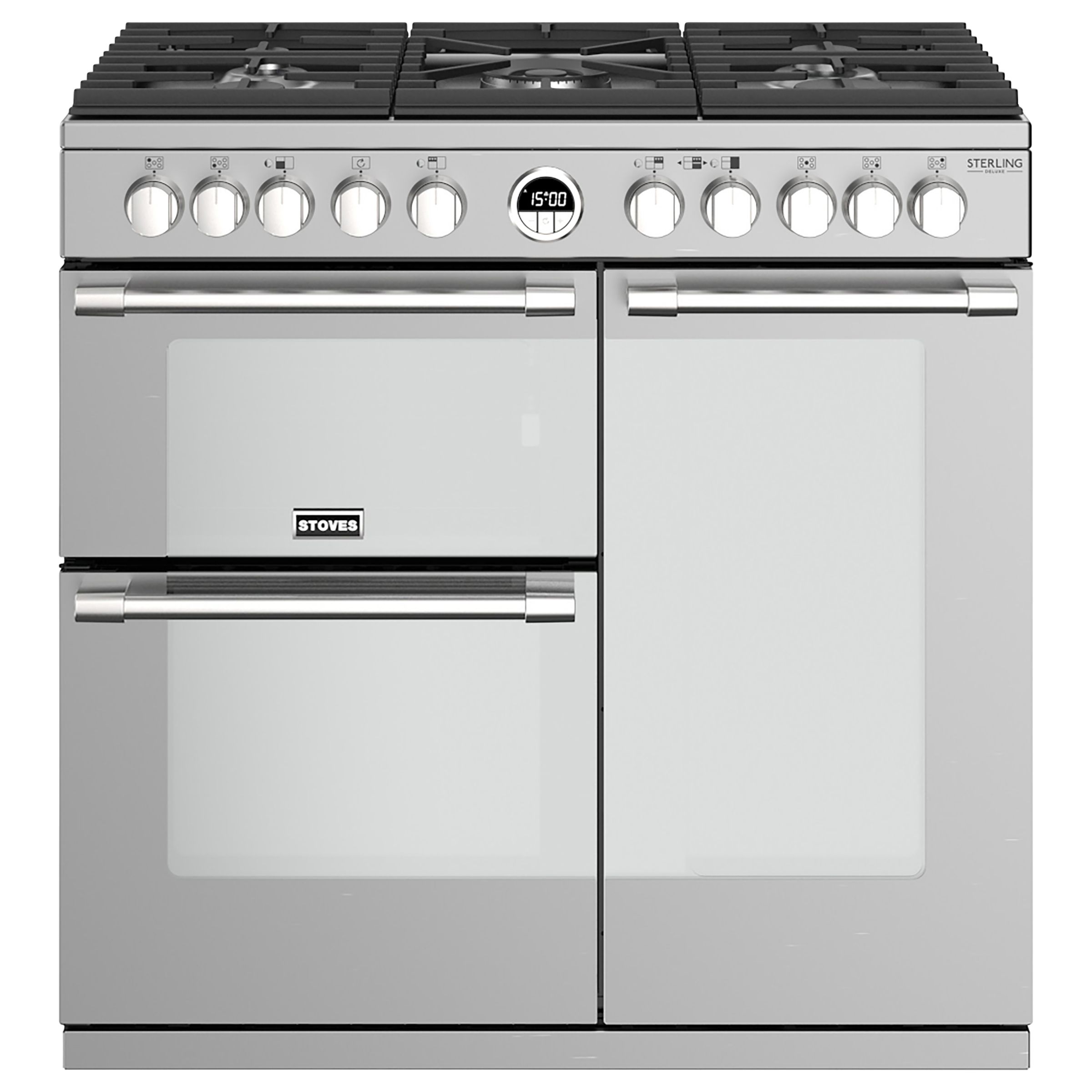 Stoves Sterling Deluxe S900DF Dual Fuel Range Cooker, A Energy Rating