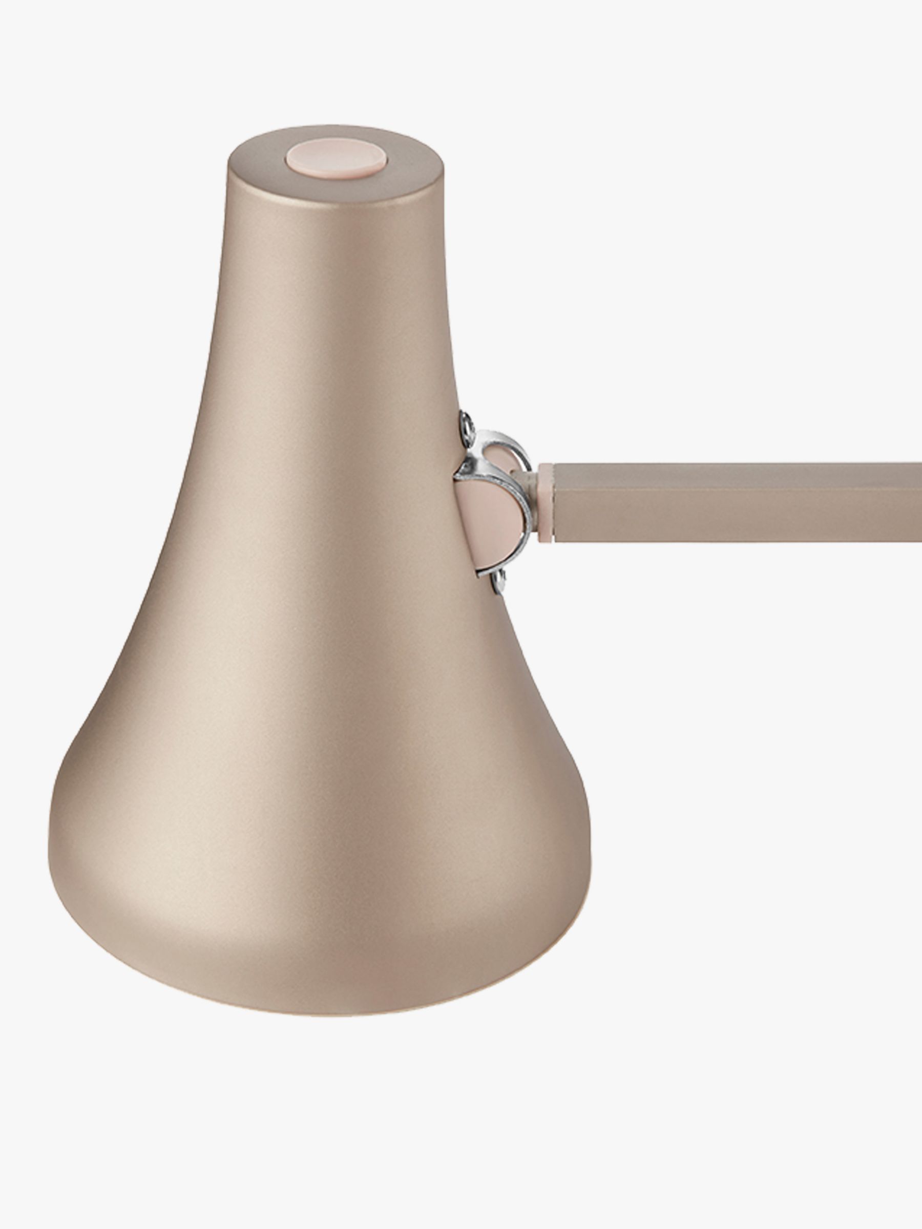 Anglepoise 90 Mini Mini Led Desk Lamp Blush Silver At John Lewis