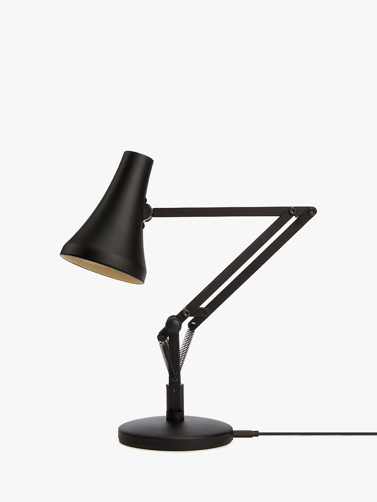Anglepoise 90 Mini Mini LED Desk Lamp, Black at John Lewis & Partners