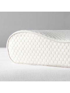 John Lewis Specialist Synthetic 2-Way Memory Foam Standard Support Pillow, Medium/Firm