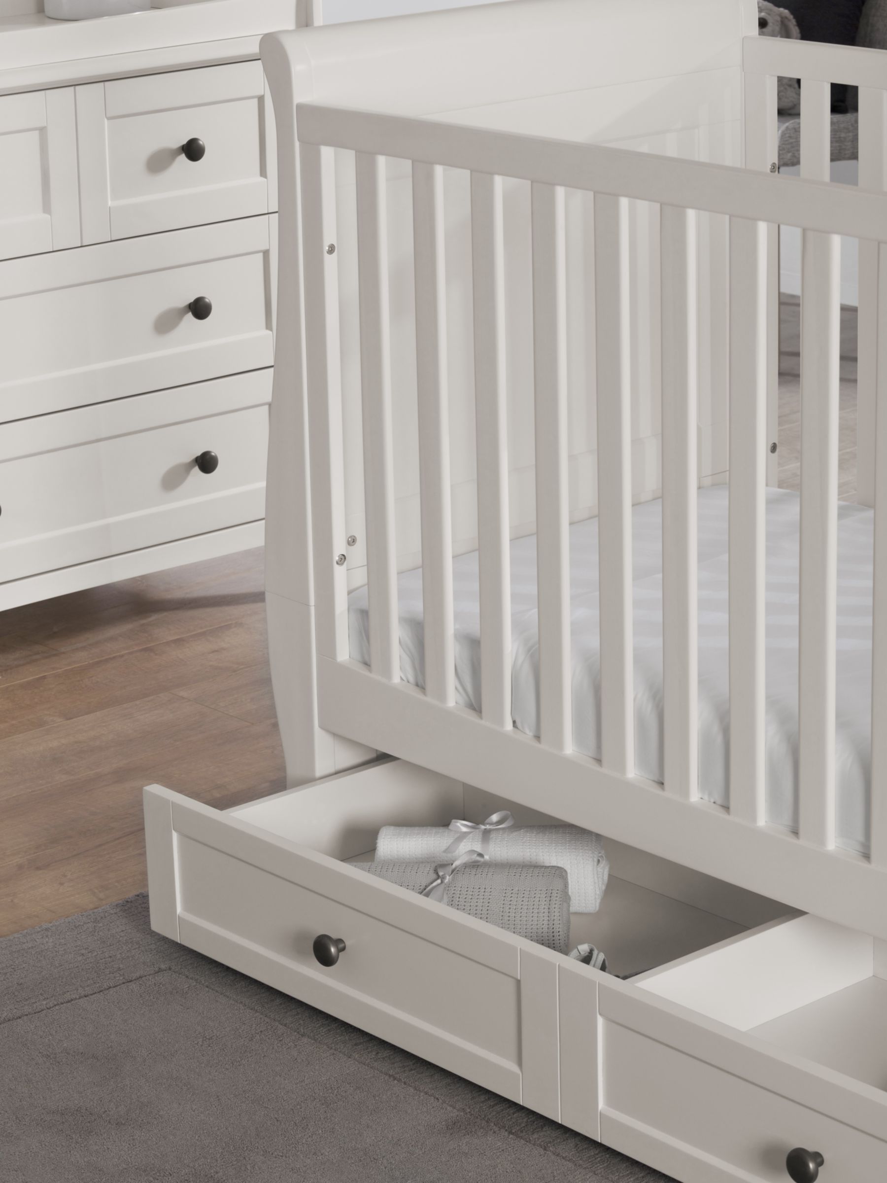 silver cross sleigh cot bed