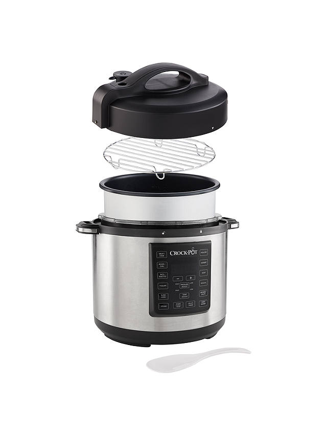 Crock-Pot CSC051 Express Electric Pressure & Multi-Cooker, 5.6L, Stainless Steel