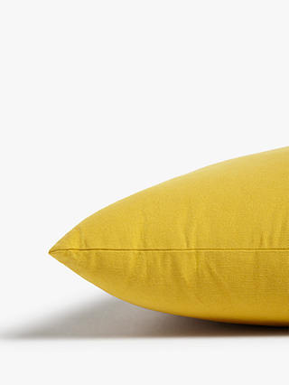 ANYDAY John Lewis & Partners Basic Plain Cushion, Mustard