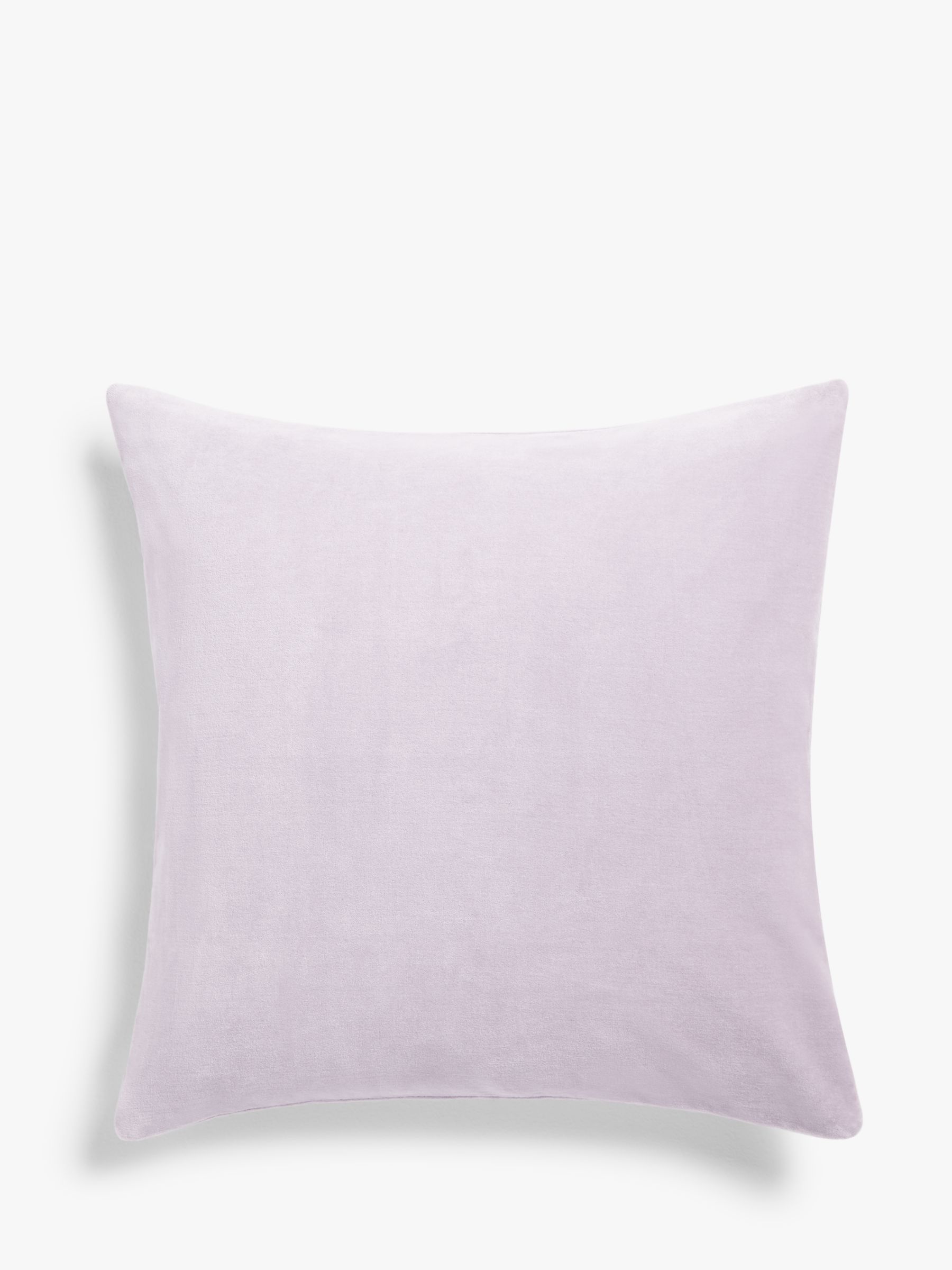 John Lewis & Partners Cotton Velvet Cushion, Crocus