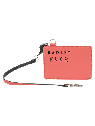 Radley Flex Leather Card Holder, Pink