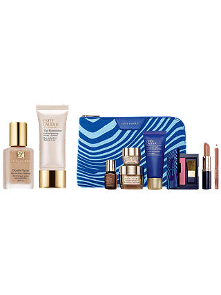 Estée Lauder Double Wear Stay-In-Place Foundation 1N2 Ecru and Primer with Gift (Bundle)