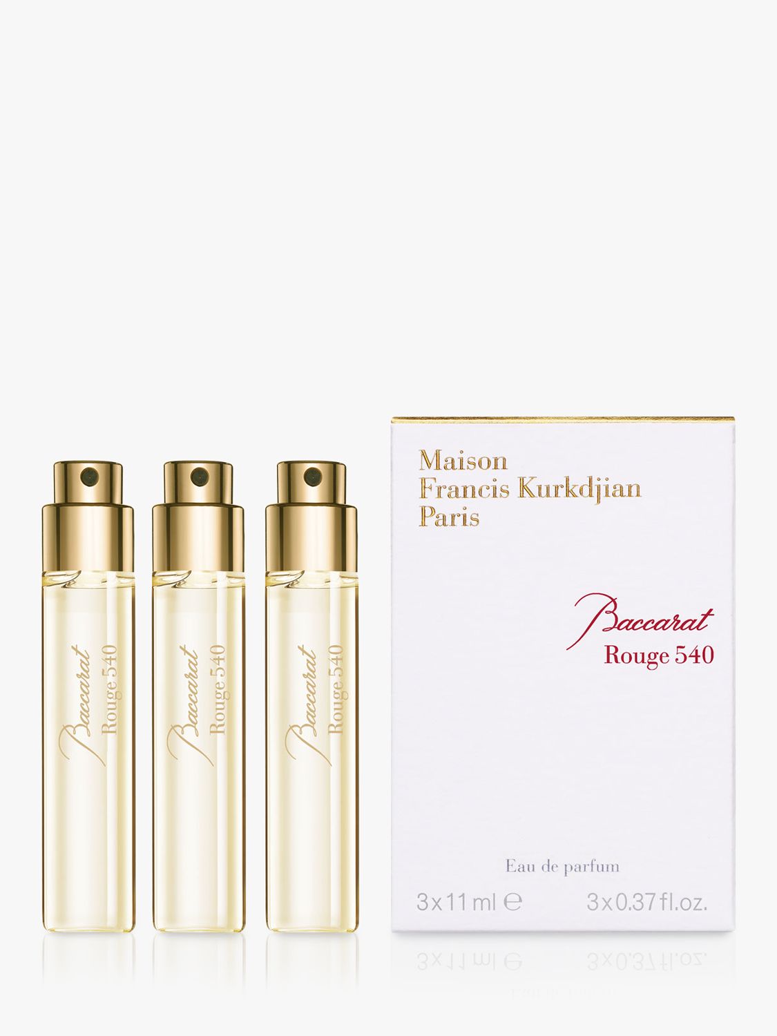 Maison Francis Kurkdjian Baccarat Rouge 540 Eau de Parfum Refills, 3 x 11ml 1