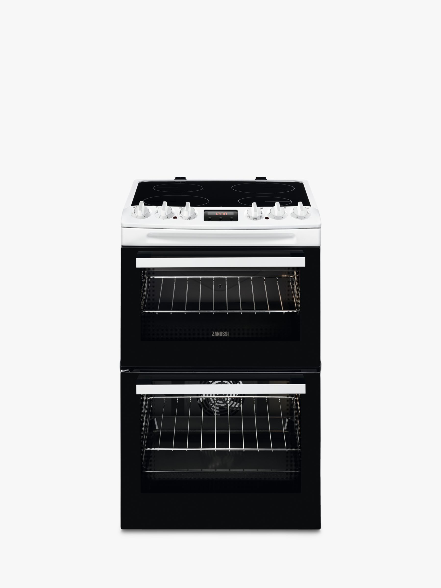 55cm electric cooker white