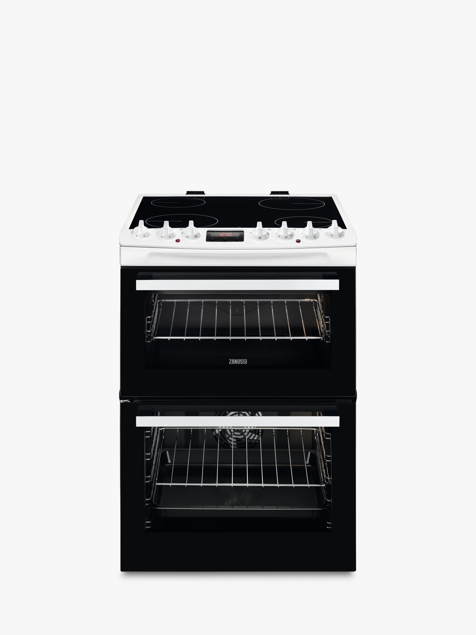 Zanussi ZCV69350 Freestanding Electric Cooker, A/A Energy Rating, 60cm Wide
