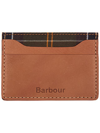 Barbour Leather Artisan Card Holder, Tan