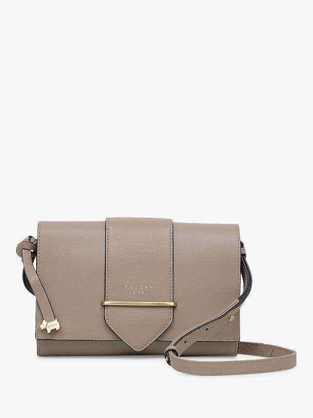 Radley Palace Street Leather Small Cross Body Bag, Brown at John Lewis ...