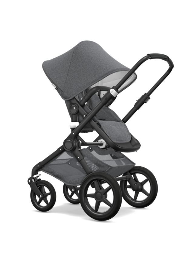 Bugaboo fox grey sales melange black frame