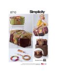Simplicity Luggage Keyring Tassel Sewing Pattern, 8710