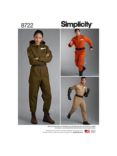 Simplicity Misses' Men's Teen's Costume Sewing Pattern, 8722, XS-XL