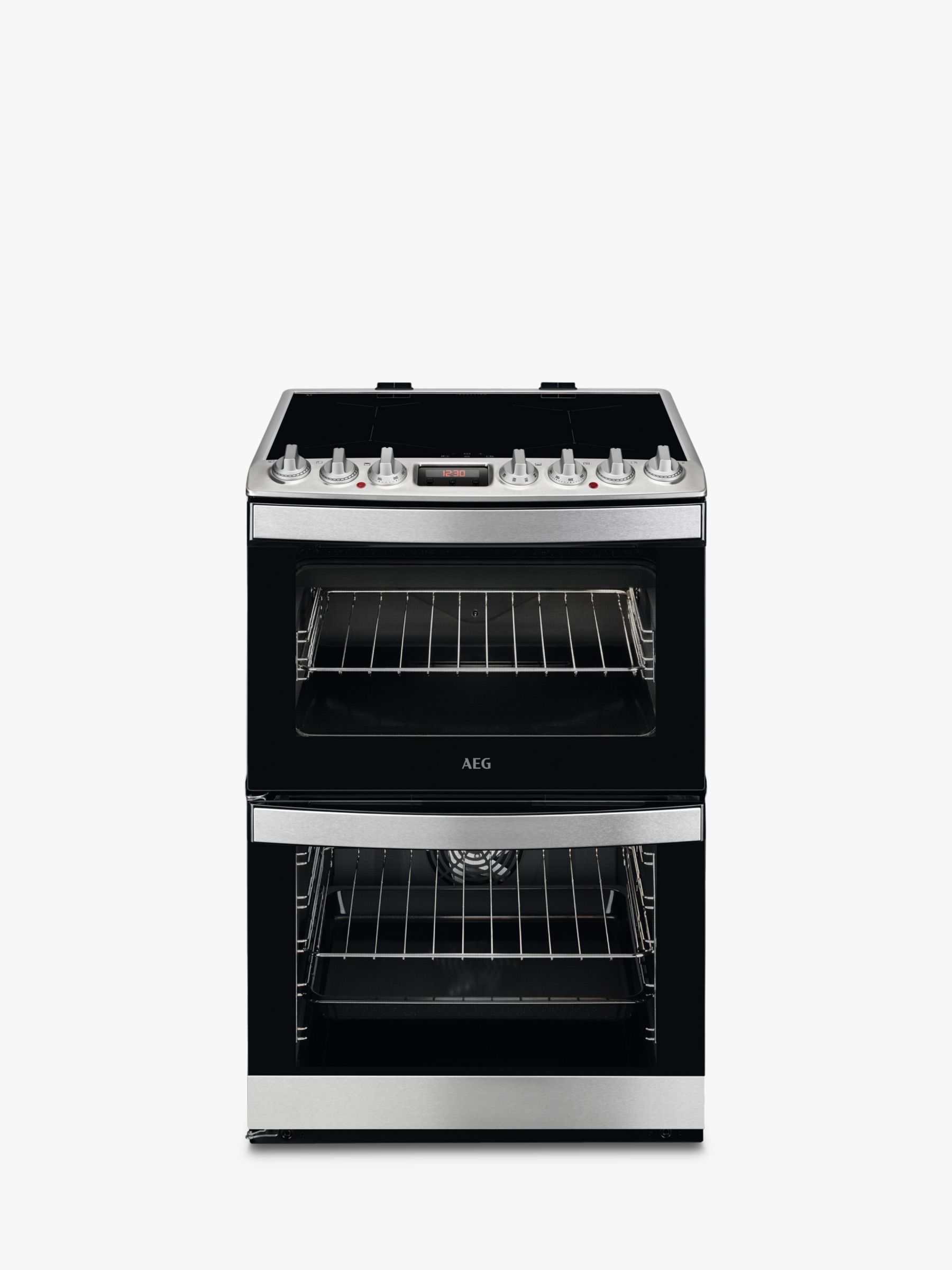 AEG CIB6740ACM Electric Cooker, Stainless Steel