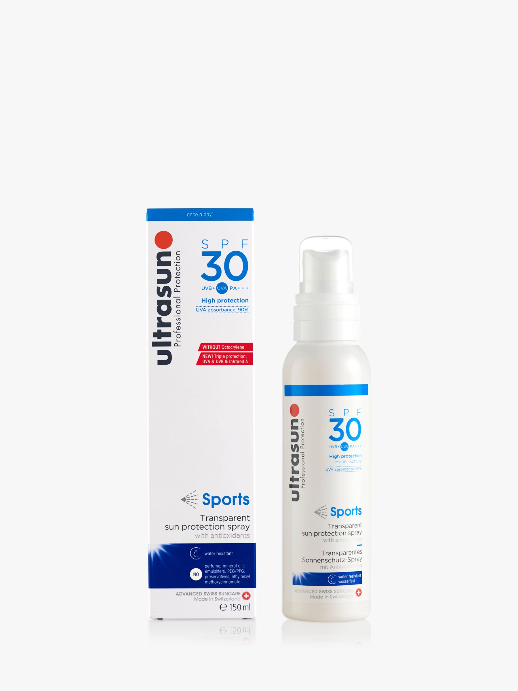 Ultrasun Sports Spray SPF 30, 150ml 1