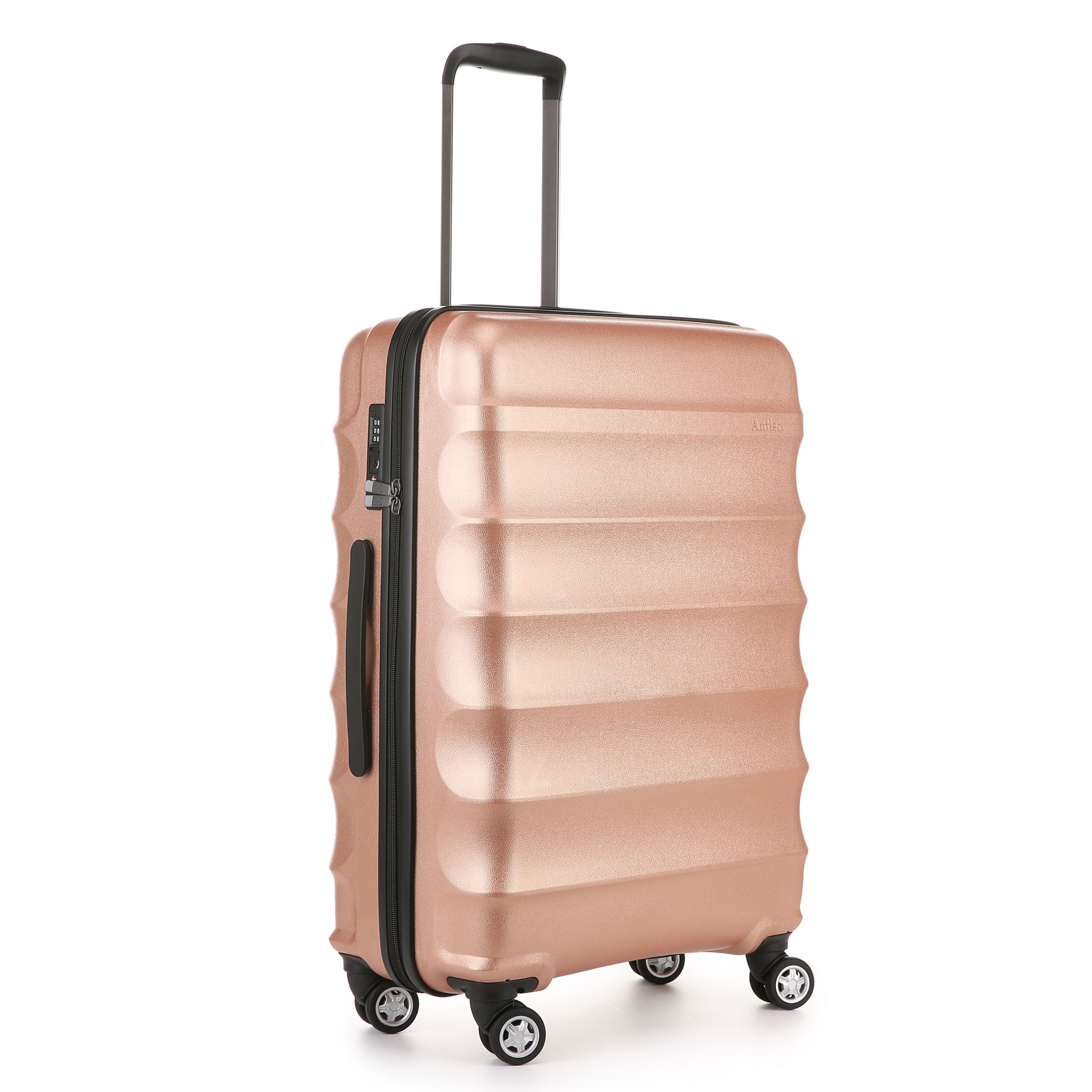 it rose gold suitcase medium