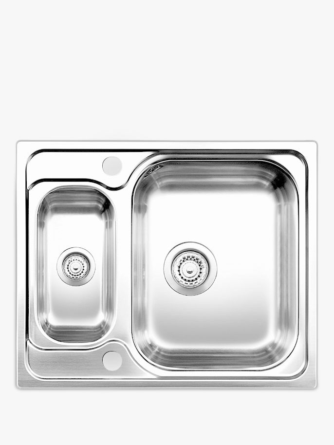 Blanco Tipo 6 Dual 1 5 Bowl Inset Kitchen Sink Stainless Steel