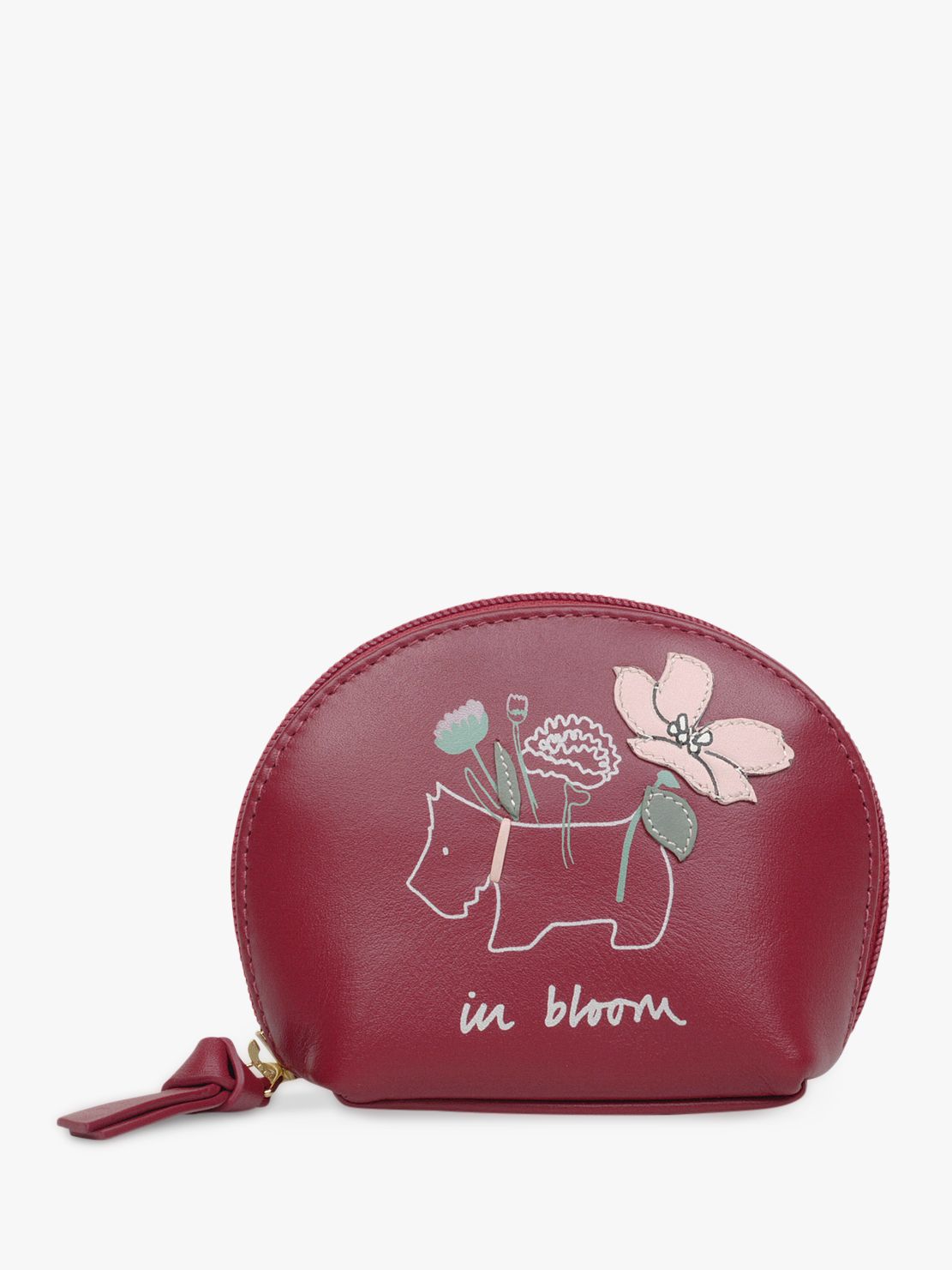 Radley In Bloom Leather Small Coin Purse at John Lewis & Partners