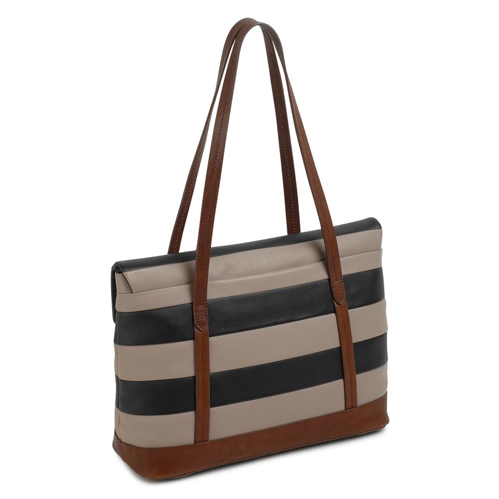 radley striped handbag