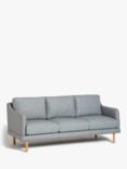 John Lewis ANYDAY Sweep Large 3 Seater Sofa, Light Leg