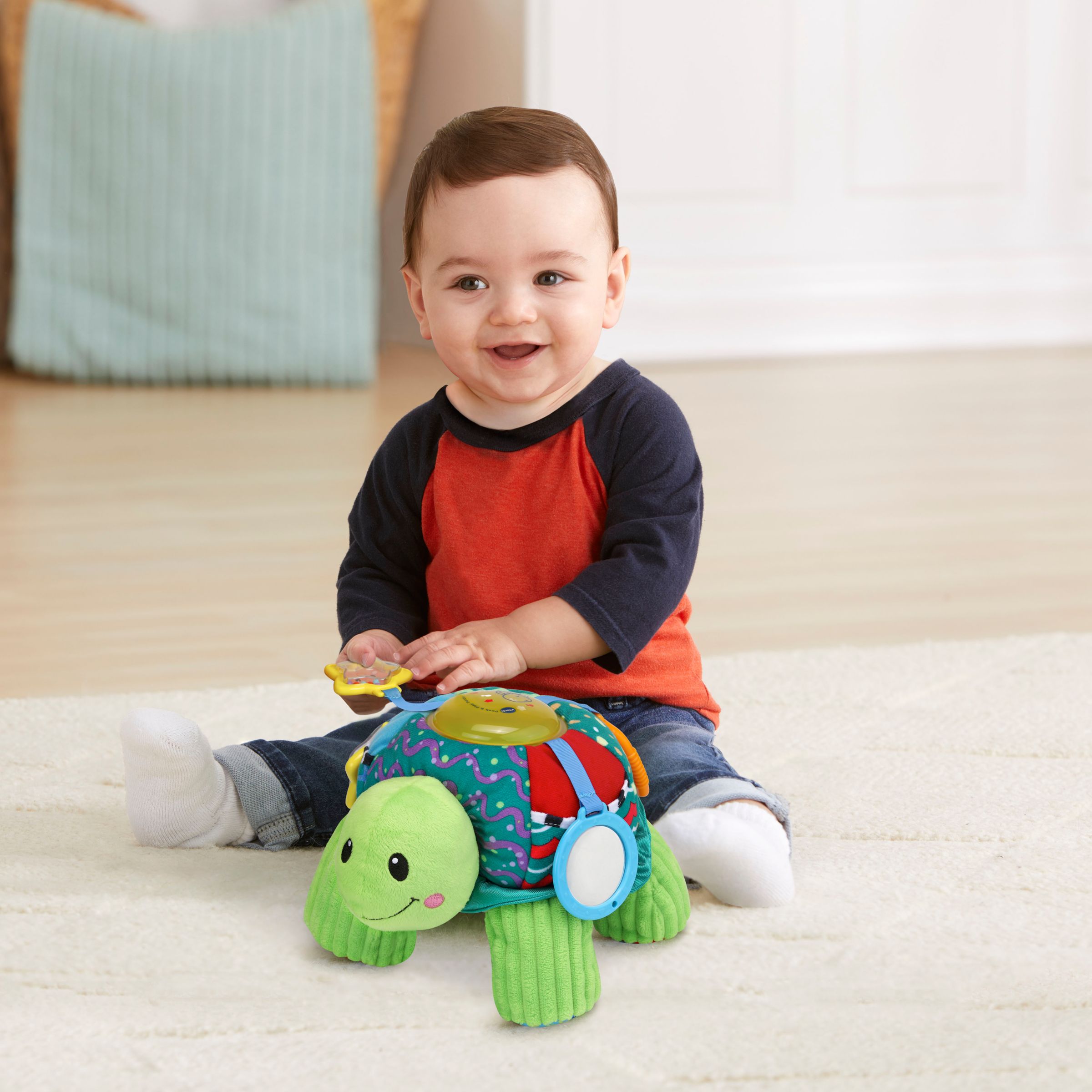vtech peek and play tummy time pillow