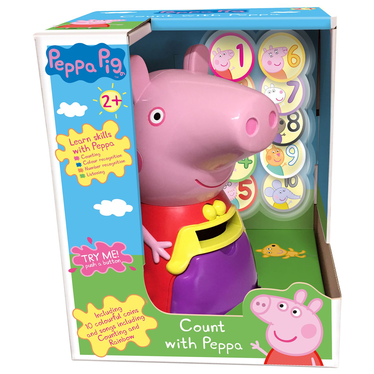 counting peppa pig toy