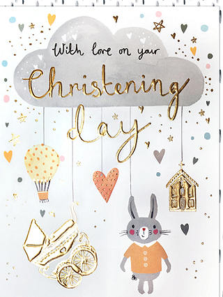 Louise Tiler Cloud Christening Card