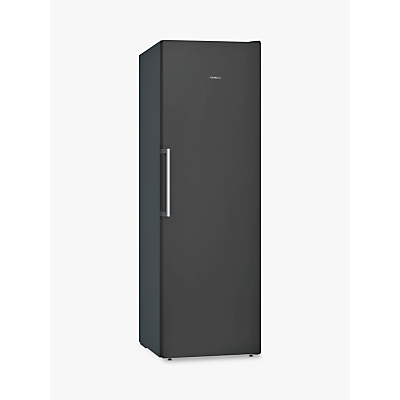 Siemens GS36NVX3PG Tall Freezer, A++ Energy Rating, 60cm Wide, Black