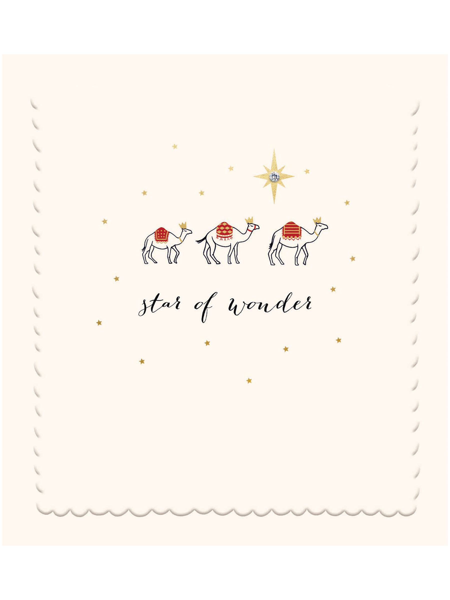 Woodmansterne Star of Wonder Christmas Card