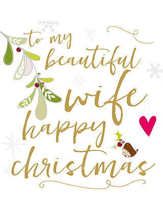 Caroline Gardner Ritz Wife Christmas Card