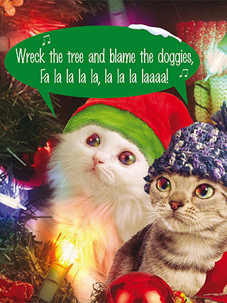 Emotional Rescue Doggies Christmas Card