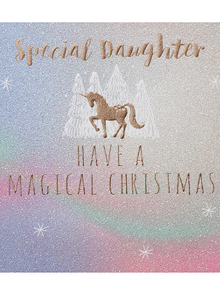 Belly Button Designs Special Daughter Christmas Card