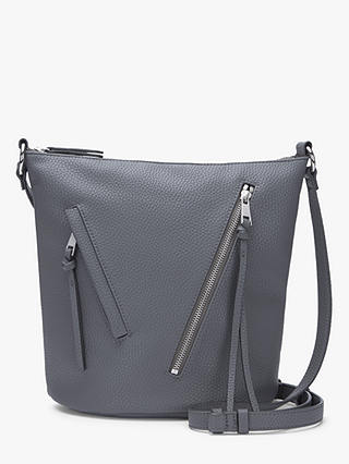 Mint Velvet Eden Asymmetric Zip Bucket Bag