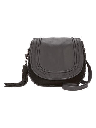 Mint Velvet Tor Leather Saddle Bag