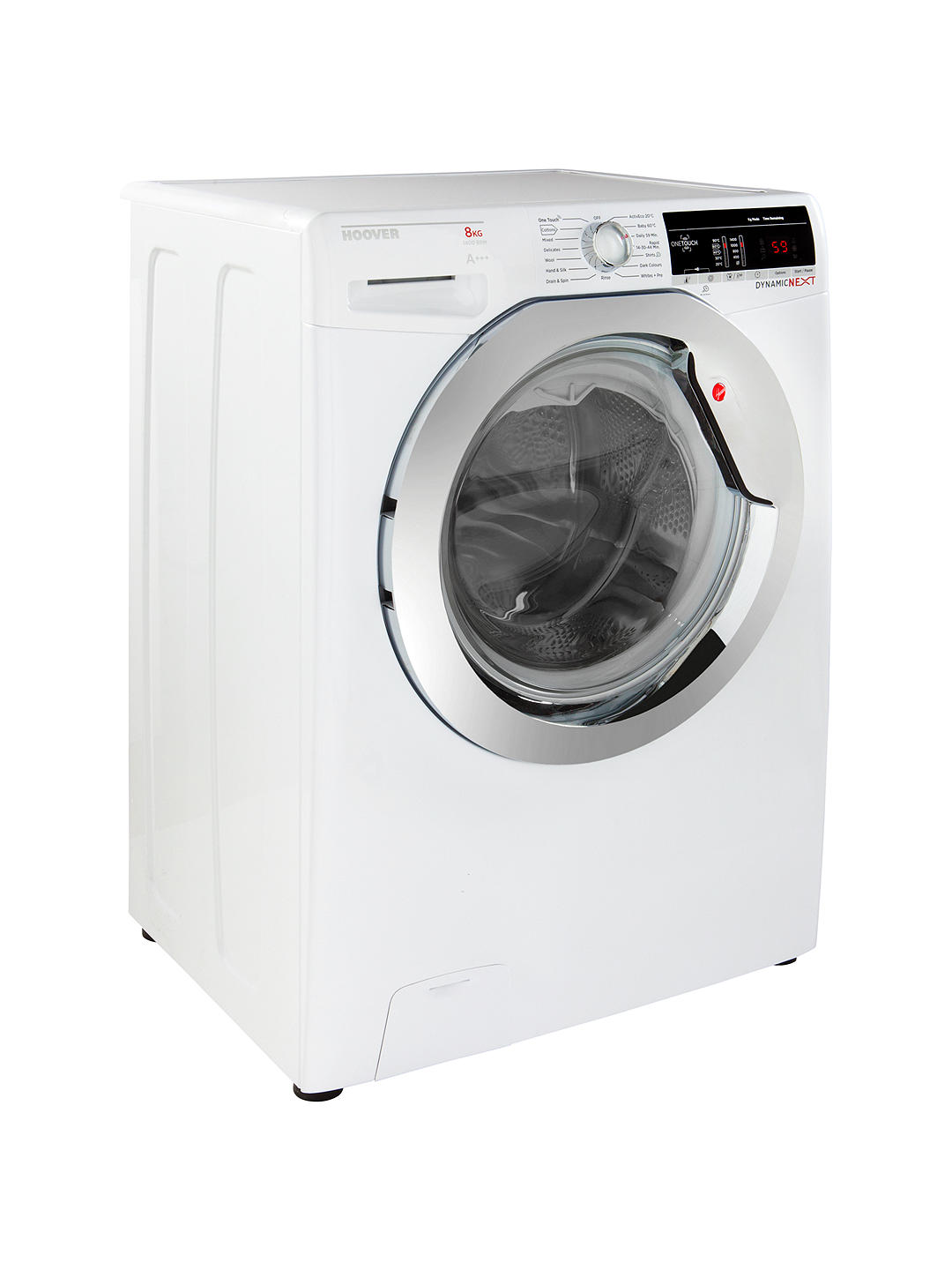 Hoover Dynamic Next DXOA48C3 Freestanding Washing Machine, A+++ Energy Rating, 8kg, 1400rpm, White