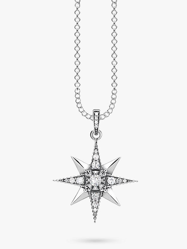 THOMAS SABO Glam & Soul Star Pendant Necklace, Silver