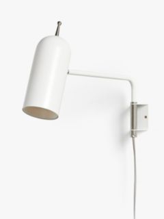 John Lewis No.045 LED Plug-In Wall Light, White