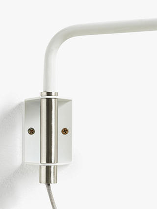 John Lewis & Partners No.045 LED Plug-In Wall Light, White
