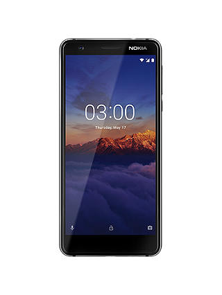 Nokia 3.1 Smartphone, Android, 5.2”, 4G LTE, SIM Free, 16GB