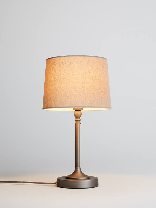 John Lewis Partners Isabel Touch, Antique Pewter Table Lamps