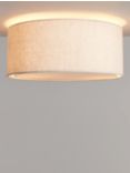 John Lewis Alice Semi Flush Ceiling Light, Natural