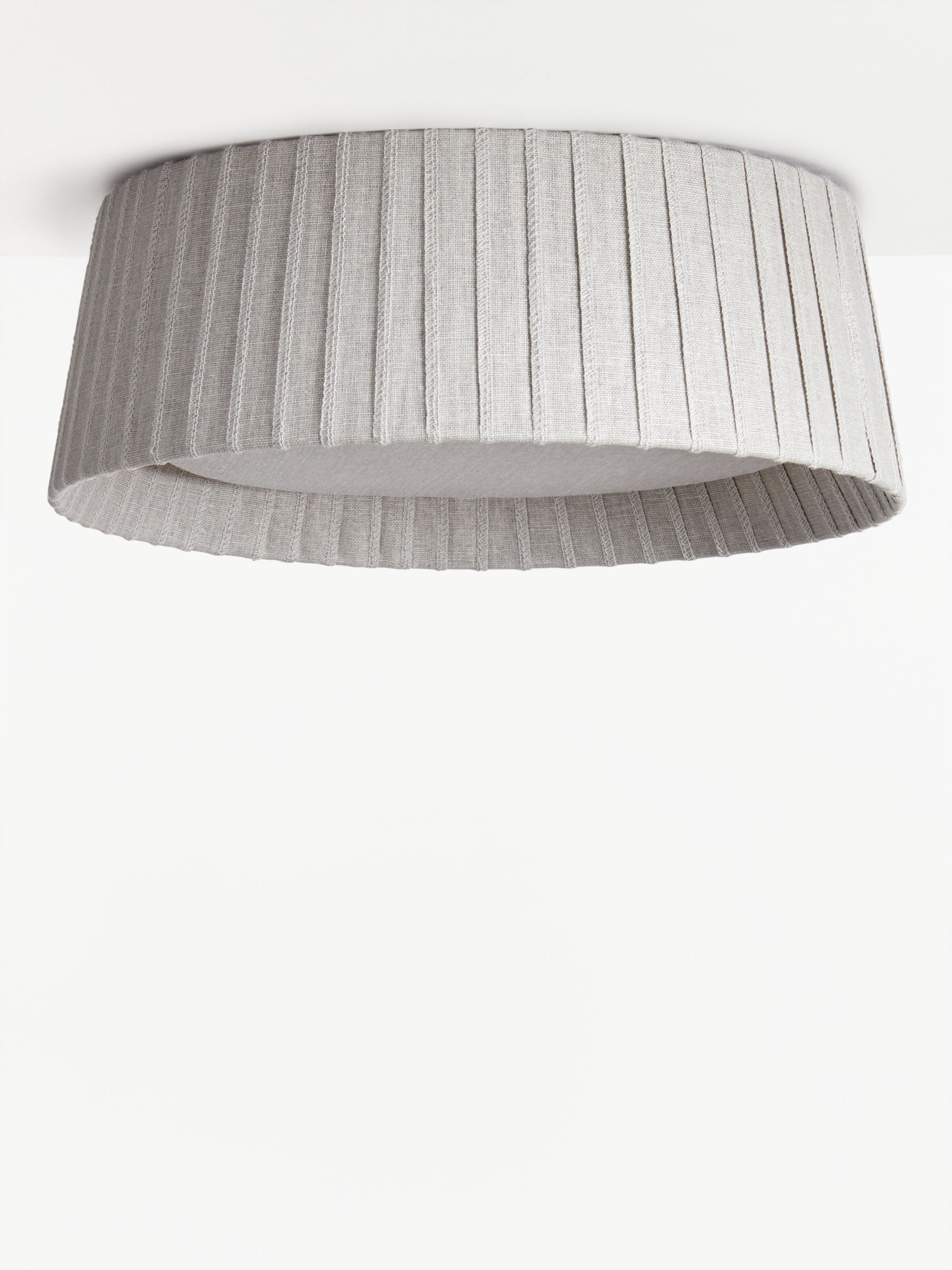 Croft Collection Bampton Semi Flush Ceiling Light Grey At John