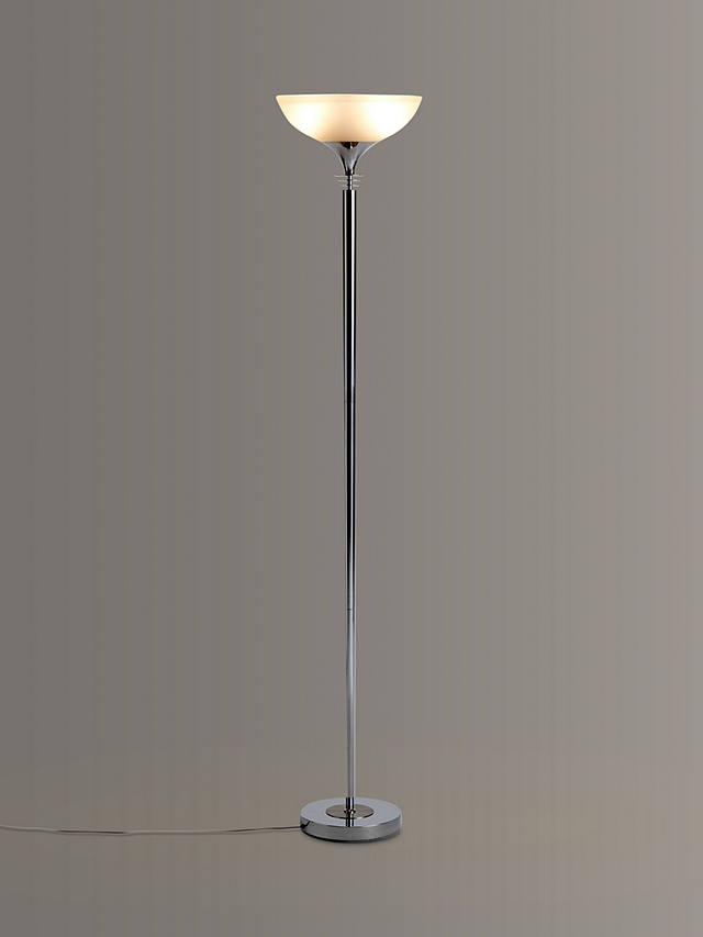 John Lewis Partners Azure Uplighter, Glass Uplighter Shade For Floor Lamp