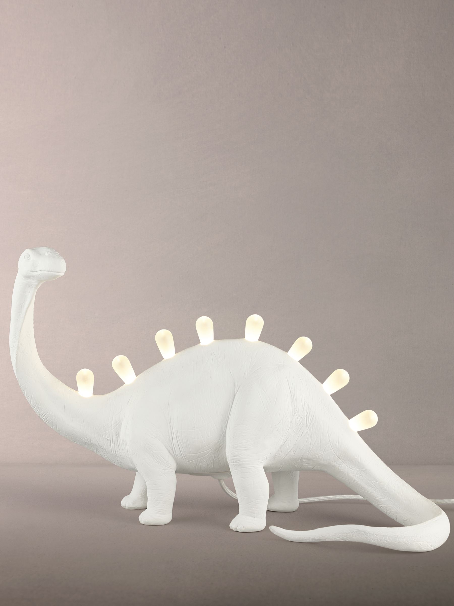 Seletti Brontosaurus Table Lamp, White at John Lewis &amp; Partners