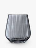 LSA International Lantern Vase, H16cm, Zinc Lustre