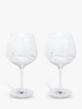 Dartington Crystal Glitz Gin and Tonic Copa Glass, 610ml, Set of 2